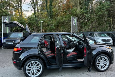 Land Rover Range Rover Evoque TD4 HSE DYNAMIC -BLACK & RED LEATHER INTERIOR - LANE ASSIST -2 OWNERS 18