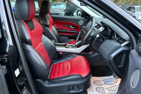 Land Rover Range Rover Evoque TD4 HSE DYNAMIC -BLACK & RED LEATHER INTERIOR - LANE ASSIST -2 OWNERS 34