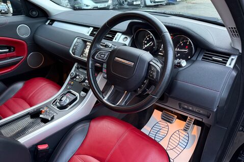 Land Rover Range Rover Evoque TD4 HSE DYNAMIC -BLACK & RED LEATHER INTERIOR - LANE ASSIST -2 OWNERS 35
