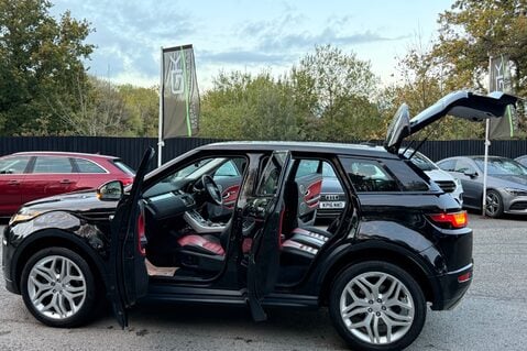 Land Rover Range Rover Evoque TD4 HSE DYNAMIC -BLACK & RED LEATHER INTERIOR - LANE ASSIST -2 OWNERS 19