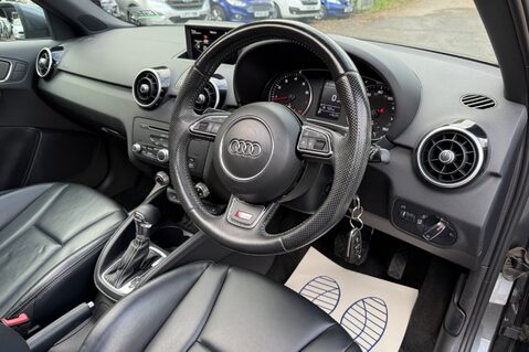 Audi A1 SPORTBACK TFSI BLACK EDITION S-TRONIC-PAN ROOF-CRUISE -ULEZ-LEATHER-1 OWNER 16