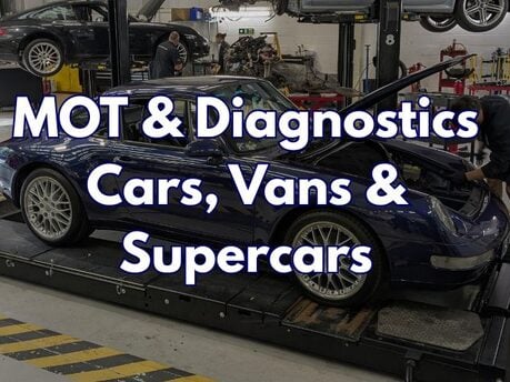 MOT & Diagnostics – Cars, Vans & Supercars