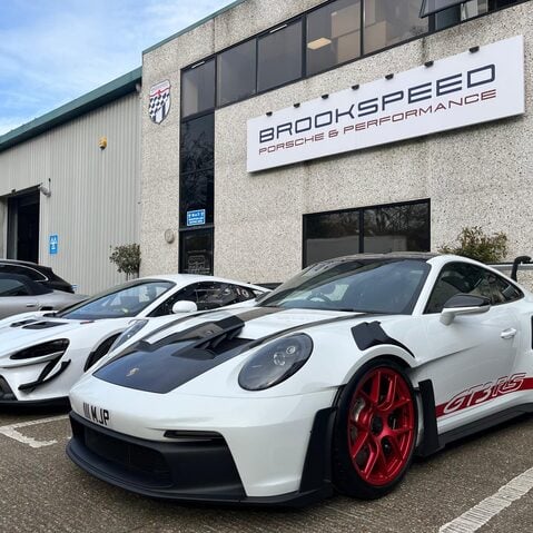 Porsche and McLaren sports cars serviced at Brookspeed Chandlers Ford